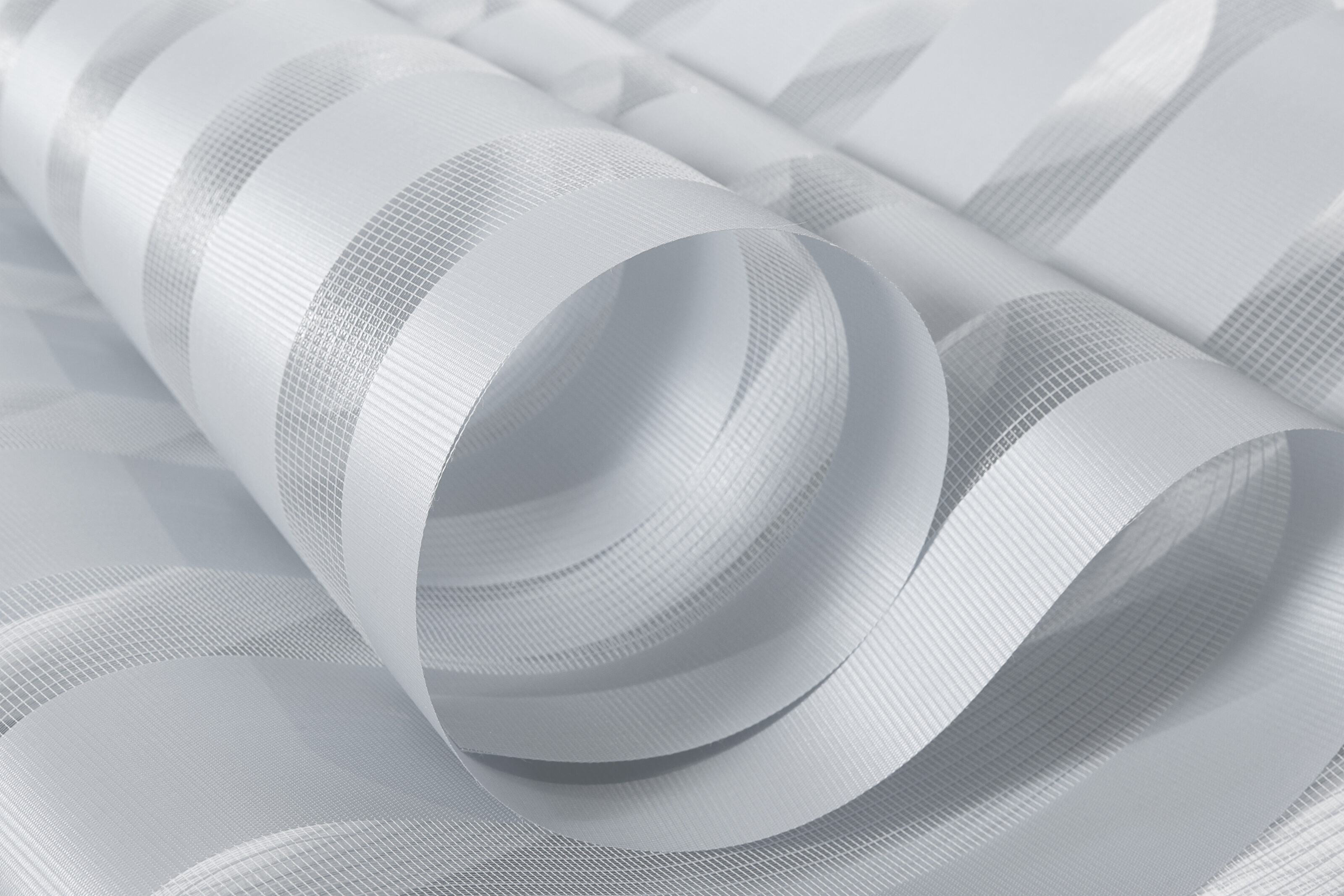 Tkanina do rolet dzień noc Zebra II platynowa materiał na rolety dzień noc zebra II platynowy