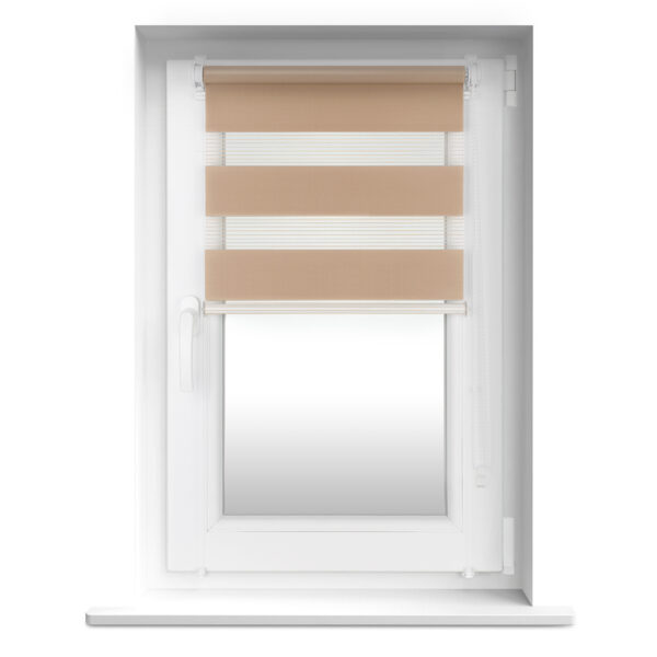 Roleta okienna Dzień i Noc - Zebra II